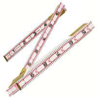 Cresent Lufkin Red End 1066DN Engineer's Scale Wood Rule, SAE, Wood, 6 ft L, White