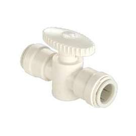 Watts 3539-10/P-650 Stop Valve, 1/2 in Sweat, Plastic