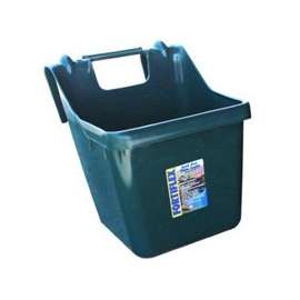 FORTEX-FORTIFLEX 1301643 Heavy-Duty Bucket Feeder, Fortalloy Rubber/Polymer, Green