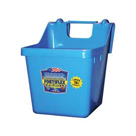 FORTEX-FORTIFLEX 1301640 Heavy-Duty Bucket Feeder, Fortalloy Rubber/Polymer, Sky Blue