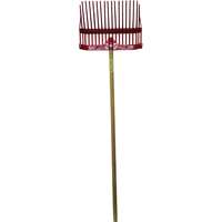 FORTEX-FORTIFLEX 1308102 Stall Fork, Plastic Tine, Red