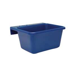 FORTEX-FORTIFLEX 1306600 Heavy-Duty Pet Feeder, S, 6 qt Volume, Polymer, Blue
