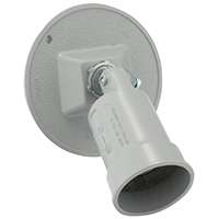 HUBBELL 5624-5 Cover, 3-21/64 in L, 4-1/8 in W, Round, Metal, For 75 to 150 W PAR 38 Lamp