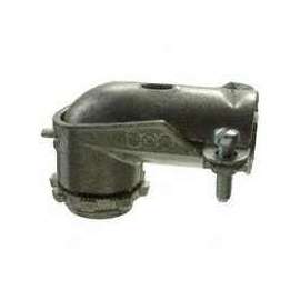 Halex 91100 90 Deg Connector, Zinc