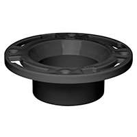 Oatey 43548 Closet Flange, 4 in, ABS, Black