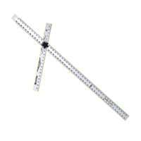 Johnson Adjust-A-Square ADS48 T-Square, SAE in, 48 in L, Aluminum, Black