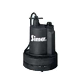 Sta-Rite Simer 2305-04 Submersible Utility Pump, 115 V, 6 A, 1-1/4 in Outlet, 1320 gph