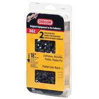 Oregon S62T Chainsaw Chain, 5/32 in File, 18 in L Bar, Stainless Steel