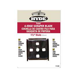 HYDE 11120 Scraper Blade, 1-1/2 in W Blade, HCS Blade