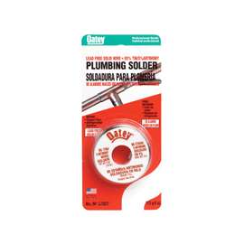 Oatey 53027 Plumbing Wire Solder, Silver, 1/4 lb Carded