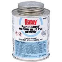 Oatey Rain-R-Shine 30891 Solvent Cement, Blue, 8 oz Can
