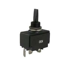 GB GSW-114 Toggle Switch, 125/277 VAC, Panel Mounting, Plastic, Black