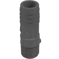GENOVA 380457 Insert Adapter, 3/4 in Insert x 1/2 in MIP, 200 psi, Polypropylene/PVC
