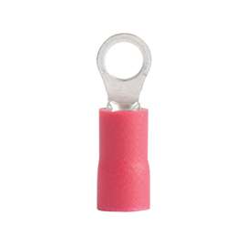 GB 20-101 Ring Terminal, 600 V, 22 to 18 AWG, Vinyl Insulation, Red