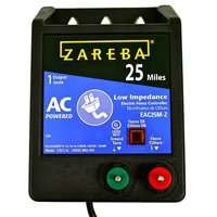Zareba EAC25M-Z Electric Fence Charger, 115 V, 1 J