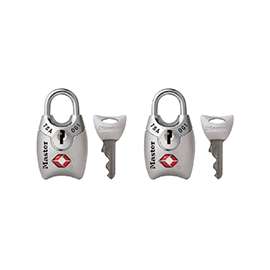Master Lock 4689T Luggage Lock, 1 in W Body, Metal