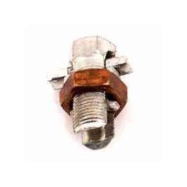 Erico ESBP2/0 Split Bolt Connector, #8 to 2/0, Silicone Bronze, Tin-Coated