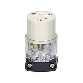 Eaton Wiring Devices WD8269 Straight Blade Electrical Connector, 125 V, 15 A, Thermoplastic