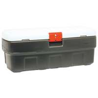 Rubbermaid ActionPacker RMAP480000 Storage Box, 48 gal Capacity, Plastic, Black