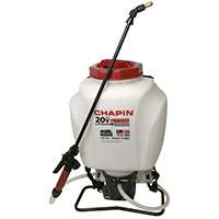 CHAPIN 63985 Backpack Sprayer, 4 gal Tank, Poly Tank, 20 ft Horizontal, 27 ft Vertical Spray Range, 48 in L Hose
