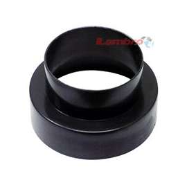 LAMBRO 235 Vent Adapter Female (Large End), Male (Small End), Plastic, Black
