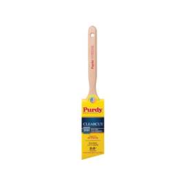 Purdy Clearcut Glide 152120 Trim Brush, 7.63 in L Handle, Fluted Handle, Stainless Steel Ferrule