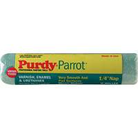 Purdy Parrot 144644091 Paint Roller Cover, Latex, Oil-Based Paint, 1/4 in Thick Nap, 1-1/2 in Core, Mohair Cover