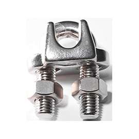 BARON 260S-3/16 Wire Rope Clip, 3/16 in Opening, Stainless Steel