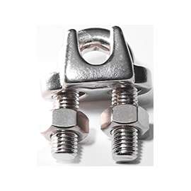 BARON 260S-1/2 Wire Rope Clip, 1/2 in Opening, Stainless Steel