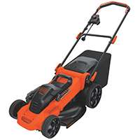 Black+Decker MM2000 Corded Lawn Mower, 120 V, 20 in W Cutting, 1-1/2 to 4 in H Cutting