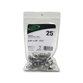 Ideal-Tridon Micro-Gear 62M Series 6260650 Marine-Grade Worm Gear Hose Clamp, #6, Stainless Steel