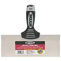 HYDE 09363 Taping Knife, Soft-Grip Handle, Single-Edge Stainless Steel Blade