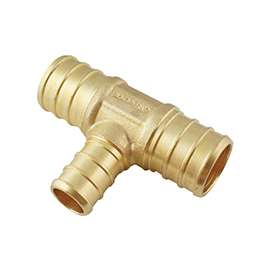Apollo APXT343412 Tube Tee, 3/4 x 3/4 in Run, 1/2 in Branch, PEX x PEX Run Connection, PEX Branch Connection