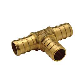 Apollo APXT1210PK Tube Tee, 1/2 x 1/2 in Run, 1/2 in Branch, PEX x PEX Run Connection, PEX Branch Connection