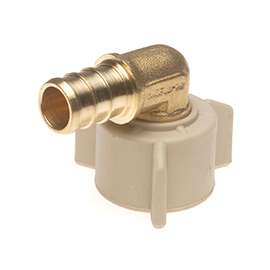 Apollo CPXFAE1212 Swivel Pipe Elbow, 1/2 in PEX, 1/2 in FPT, 90 deg