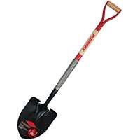 RAZOR-BACK 2594200 Digging Shovel, 5-3/8 in L x 9 in W Blade, Hardwood Handle