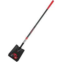 RAZOR-BACK 2594500 Square Point Shovel, 6-1/4 in L x 9-1/2 in W Blade, Fiberglass Handle