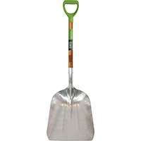 AMES 2672100 Scoop Shovel, 45-1/2 in OAL, Aluminum Blade, Hardwood Handle