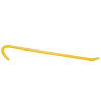 STANLEY 55-130 Ripping Bar, 1-1/4 in Claw Blade Width 1, 1 in Claw Blade Width 2 Tip, Beveled/Slotted Tip