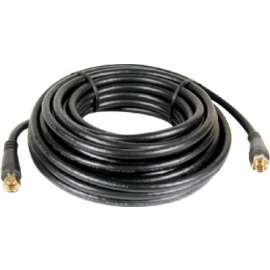 25' BLK RG6 Coax Cable