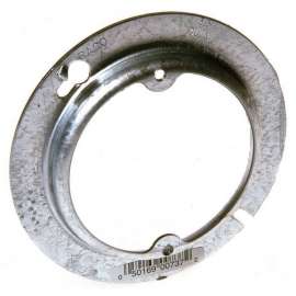 RACO 737 Ceiling Box Cover, 4 in W, Round, Galvanized Steel