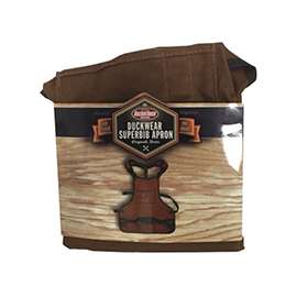 Bucket Boss 80200 Apron, 52 in Waist, 16-Pocket, Duckwear Canvas, Brown