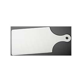 Chef Craft 20965 Cutting Board, 12 in L, 5 in W, Plastic, White