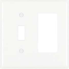 WHT 2G TOG/Decor Plate