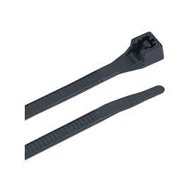GB 46-310UVBM Double Lock Cable Tie, 6/6 Nylon, Black