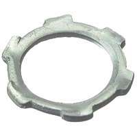 Halex 96195 Conduit Locknut, 1-1/2 in, Steel, Zinc
