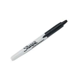 Sharpie 32724 Retractable Permanent Marker, Black Lead/Tip