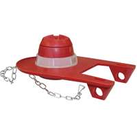 Korky 100BP Toilet Flapper, Rubber, Red