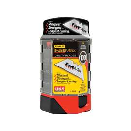 STANLEY 11-700A Utility Knife Blade, 2-Point, Carbon Steel