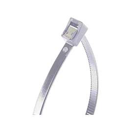 GB 45-314SC Double Lock, Self-Cutting Cable Tie, 6/6 Nylon, Natural